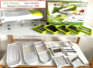 BILLIG !! Apfelschäler Messerblock Nice Micro Grill.... Bild 6