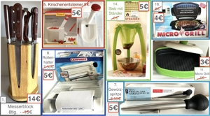 BILLIG !! Apfelschäler Messerblock Nice Micro Grill.... Bild 3