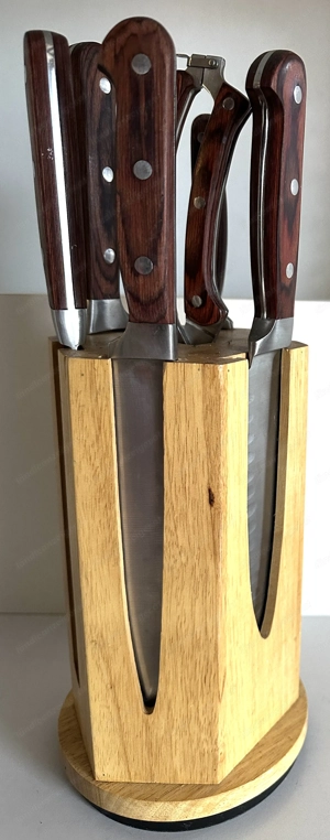 BILLIG !! Apfelschäler Messerblock Nice Micro Grill.... Bild 8