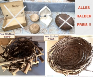 HALBER PREIS !! Holz Schalen Auto Vasen Wetzsteinbehälter, Kerzenständer  ab 1  Bild 9