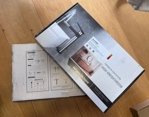 Waschtisch Armatur Set 2 Stk.   Wasserhahn   mattschwarz Bild 2