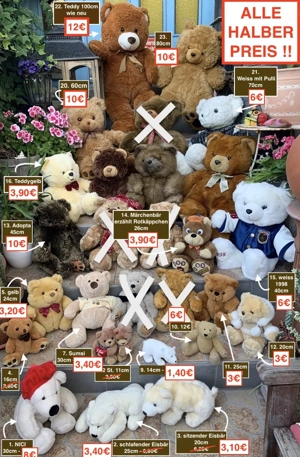 ALLE HALBER PREIS !! Wundervolle Teddy s Teddybär Bär AB 2 EURO