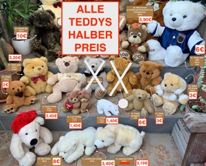ALLE HALBER PREIS !! Wundervolle Teddy s Teddybär Bär AB 2 EURO Bild 2