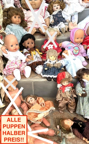NOCHMALS HALBER PREIS !! Alle Puppen ob Groß oder Klein Bild 2