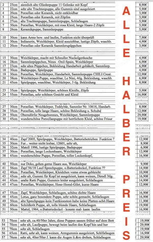 NOCHMALS HALBER PREIS !! Alle Puppen ob Groß oder Klein Bild 5