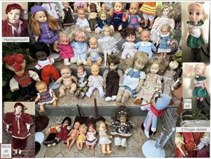 ALLE HALBER PREIS Antike Puppen, Handarbeit, Stoffpuppen.... Bild 3