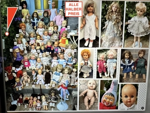 ALLE HALBER PREIS Antike Puppen, Handarbeit, Stoffpuppen....