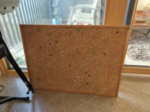 Pinnwand aus Kork zu verschenken