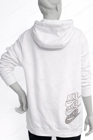 Nike Damen Hoodie - Weiß mit Goldlogo - Gr. XS (fällt größer aus) - Top Zustand 6832 Zwischenwasser Bild 4