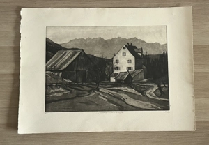 2 Original-Radierungen von Lothar Märk (1979 & 1983) - signiert - Vorarlberg - Sammlerset Bild 3