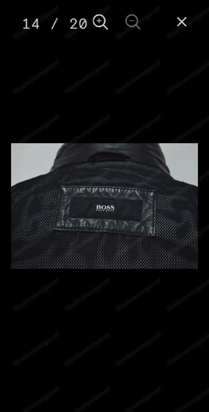 Orginal Hugo Boss Lammlederjacke Bild 3