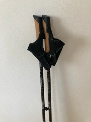 neu - Carbon Nordic Walking Stock, 120 cm Bild 4
