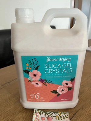 Silica Gel Kristalle, zum trocknen von Blumen