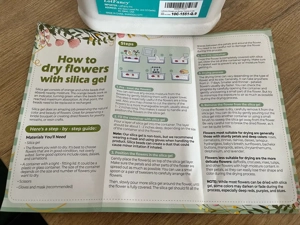 Silica Gel Kristalle, zum trocknen von Blumen Bild 2