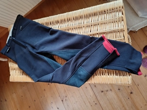 Reithose mit Lederbesatz Gr. 36   38