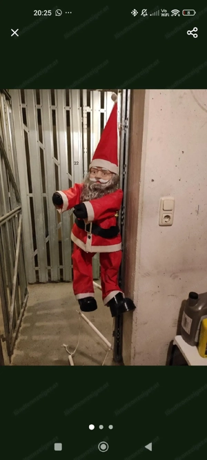 Hängender Weihnachtsmann 