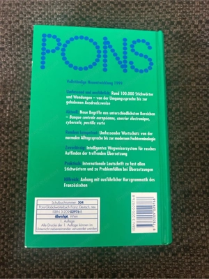 Pons Wörterbuch Französisch-Deutsch, 2 Bände Bild 3