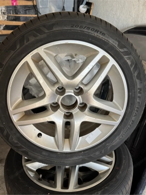 Opel Astra G Alufelgen 6.5 x 16 Zoll 205 50 16 Sommerreifen Nexen Bild 2