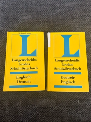 Langenscheidts Schulwörterbuch Englisch-Deutsch, 2 Bände