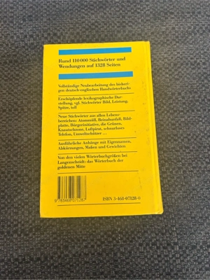 Langenscheidts Schulwörterbuch Englisch-Deutsch, 2 Bände Bild 2