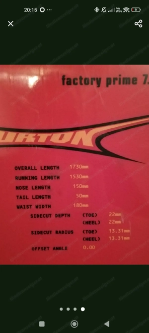 Snowboard + Tasche  Bild 4