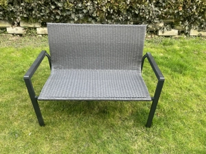 Gartenbank  dunkelgrau 