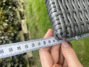 Gartenbank  dunkelgrau  Bild 3