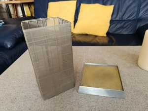 Kerzenständer, Kerzenteller, Kerzenwindschutz, Kerzensichtschutz Bild 2