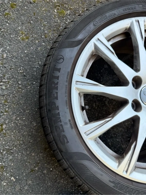 Original Audi A4 B8 B9 17 Zoll Alufelgen + Sommerreifen Bild 4