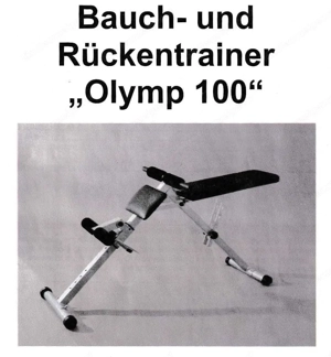 Olymp Bauch- und Rückentrainer