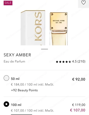 Parfum Michael Kors SEXY AMBER Bild 2