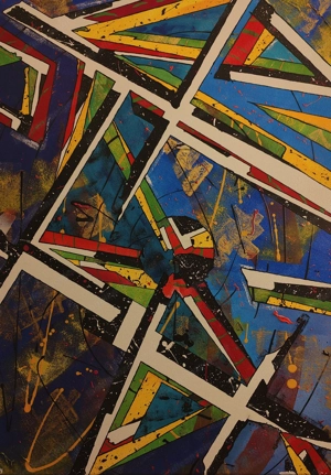 Posttraumatik  Acrylbild 50x70 cm Einzelstück Bild 2