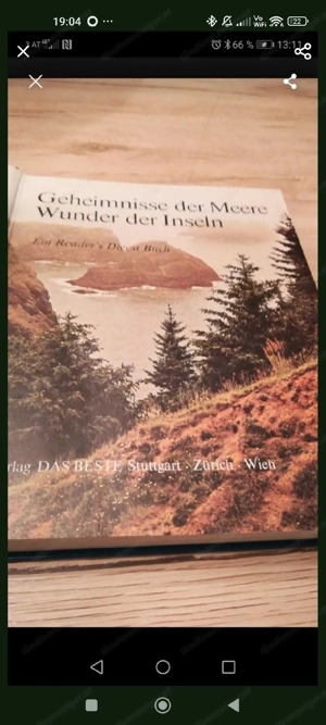 Buch über Meere und Inseln