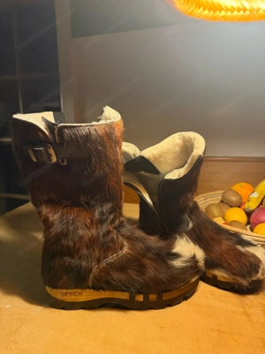 Devich Holz Lammfell Stiefel Gr 42 Bild 4