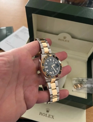 Rolex GMT-Master II 116713LN Stahl Gold   frisch revidiert   Full Service 2023 Bild 2