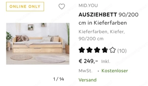 2 Ausziehbetten  90x200cm Bild 4