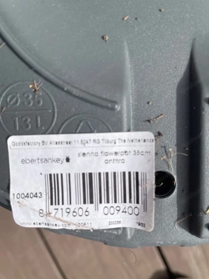 3 Pflanztöpfe Kunstoff Antrazith Bild 3