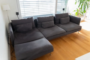 IKEA Sofa SÖDERHAMN 4er-Sofa mit Récamiere Bild 5