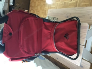 Hochwertige Kindertrage von  Vaude  Jolly Comfort, m. Regenschutz u. Sonnendach, guter Zustand