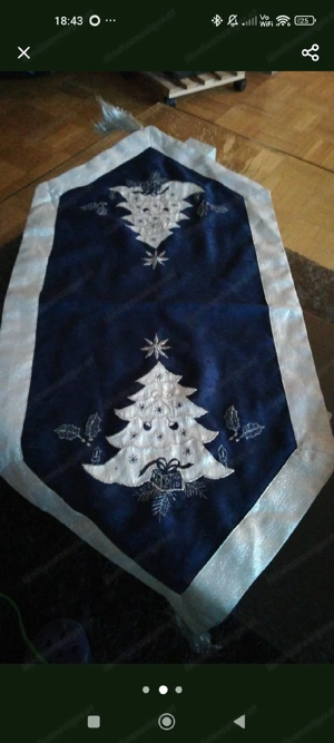 Weihnachtliche Mitteldecken Bild 2