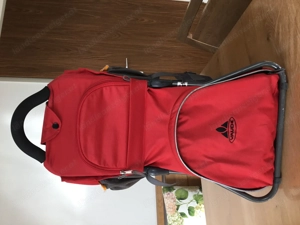 Hochwertige Kindertrage von  Vaude  Jolly Comfort, m. Regenschutz u. Sonnendach, guter Zustand