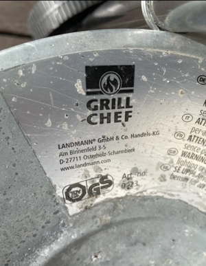 Landmann Grill Chef Kugelgrill   mit Deckel & Rädern   guter Zustand Bild 4