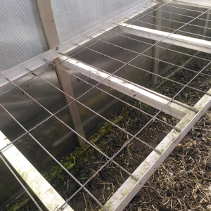 Alu Gewächshaus-Tisch zum verschenken