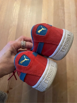 Puma Sneaker 38 rot blau Bild 2