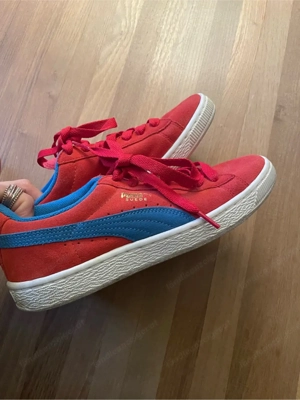 Puma Sneaker 38 rot blau Bild 4