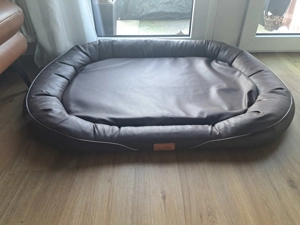 Hundebett Kunstleder Bild 2