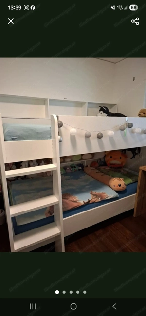 Weißes Hochbett Bild 2