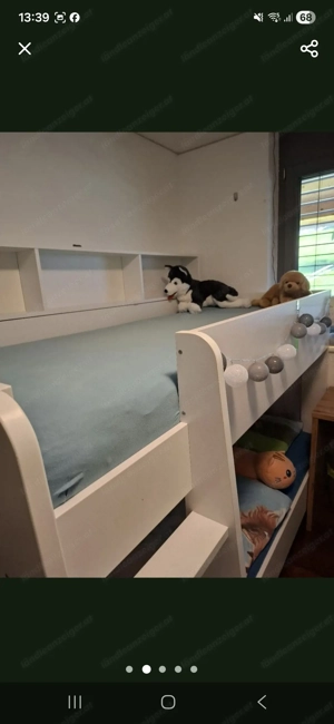 Weißes Hochbett Bild 3