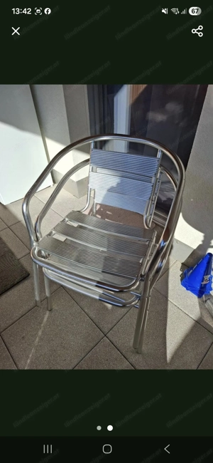 Gartenmöbel Aluminium  Bild 2