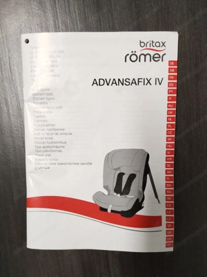Kindersitz Römer Advansafix 4  Bild 4